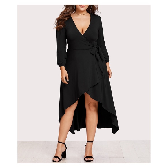 Long Sleeve High Low Dress